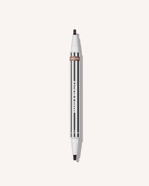 Dual Lip Stain Brown med begge spidser #brown