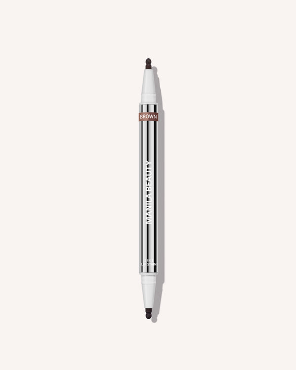 Dual Lip Stain Brown med begge spidser #brown