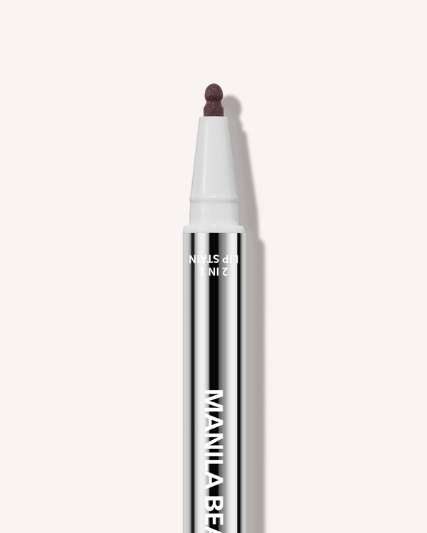 Dual Lip Stain Nude, nærbillede af den anden spids #nude