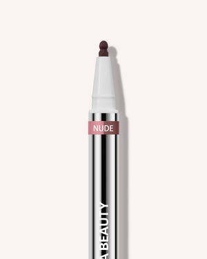 Dual Lip Stain Nude, nærbillede af spidsen #nude