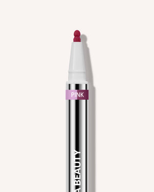 Dual Lip Stain Pink, nærbillede af spidsen #pink