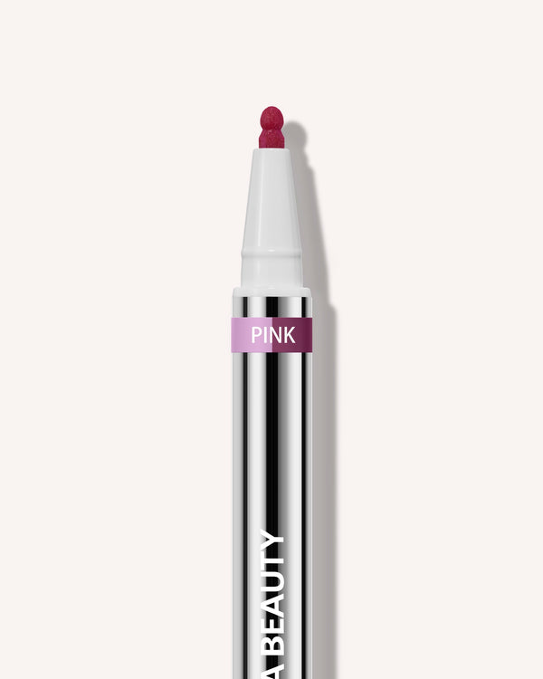 Dual Lip Stain Pink, nærbillede af spidsen #pink